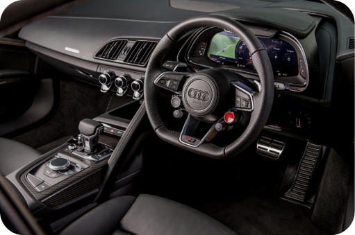 Audi R8 Spyder - Driver's Cockpit