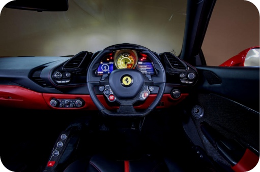 Ferrari 488 GTB - Driver's Cockpit