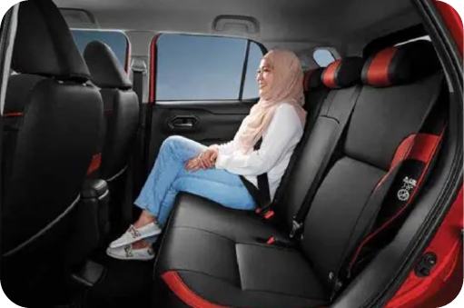 Perodua Ativa - Back Seat